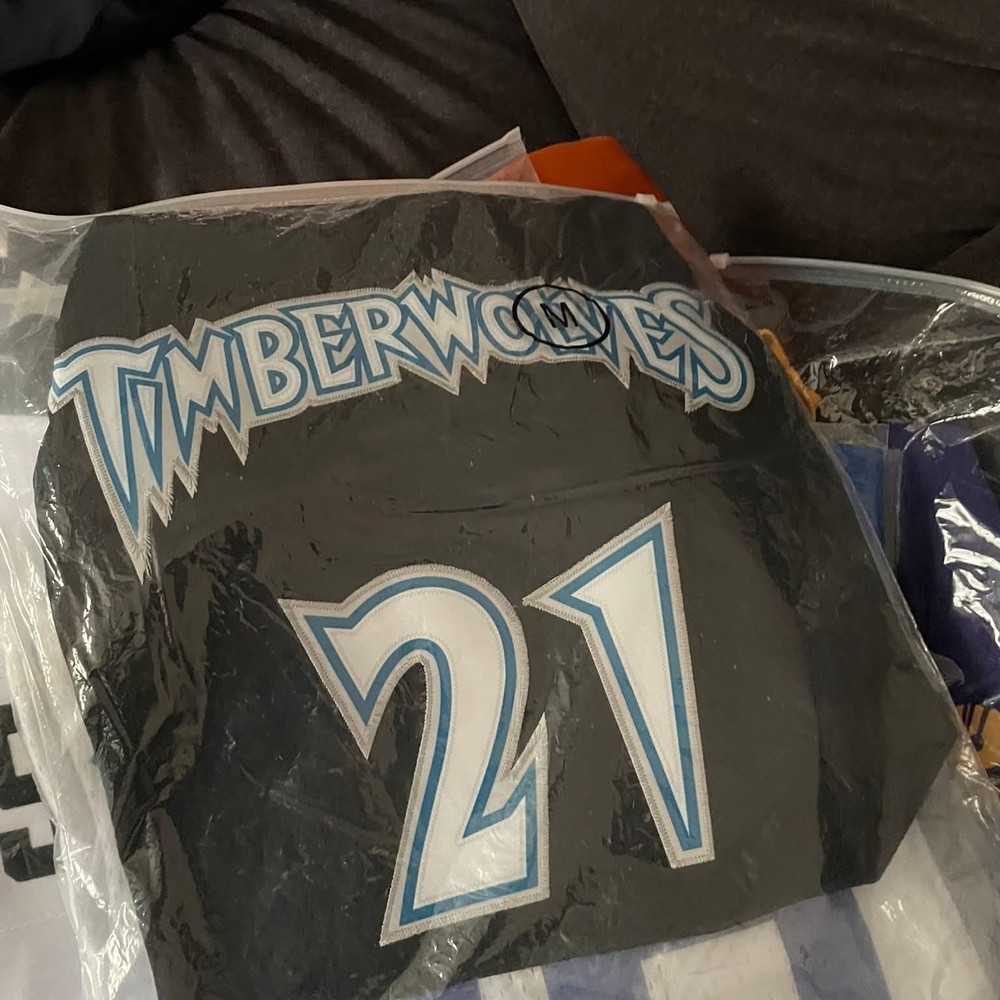 Timberwolves Black Jersey